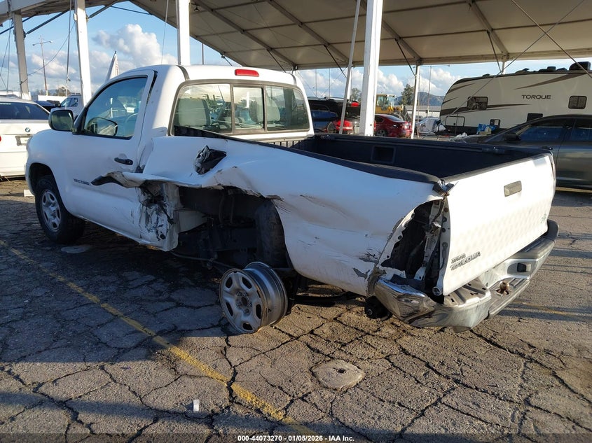 2009 Toyota Tacoma VIN 5TENX22N19Z670577 IAAI salvage auction — LEFT REAR, Salvage (California), sold $2,350 on 2026-07-14 (photo 3)
