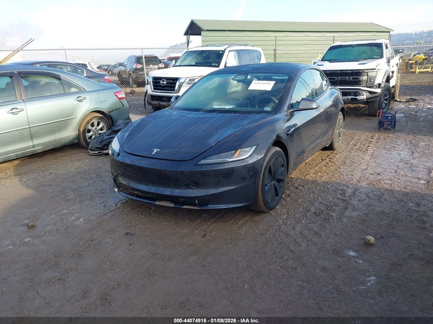 2024 Tesla Model 3 VIN 5YJ3E1EA8RF771584 IAAI salvage auction — FRONT END, Salvage (Pennsylvania), sold $11,300 on 2026-07-10 (photo 2)