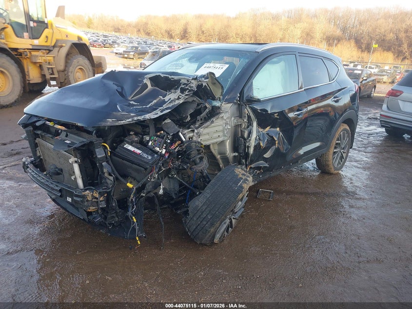 2021 Hyundai Tucson VIN KM8J33AL8MU361265 IAAI salvage auction — FRONT END, Salvage (Illinois), sold $3,100 on 2026-07-15 (photo 2)