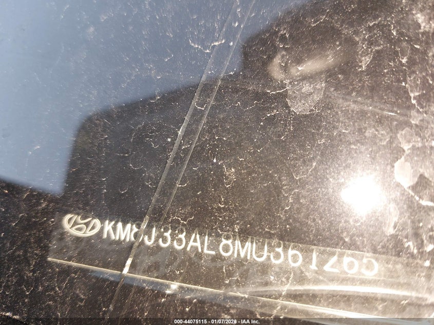 2021 Hyundai Tucson VIN KM8J33AL8MU361265 IAAI salvage auction — FRONT END, Salvage (Illinois), sold $3,100 on 2026-07-15 (photo 9)