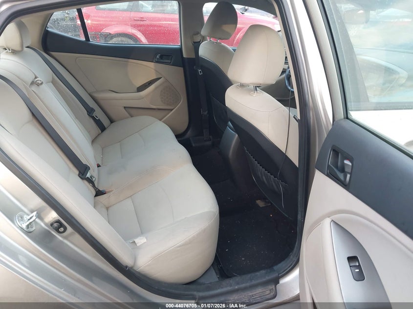 2014 Kia Optima VIN KNAGM4A72E5499851 IAAI salvage auction — WATER/FLOOD, Other, sold $425 on 2026-07-07 (photo 8)