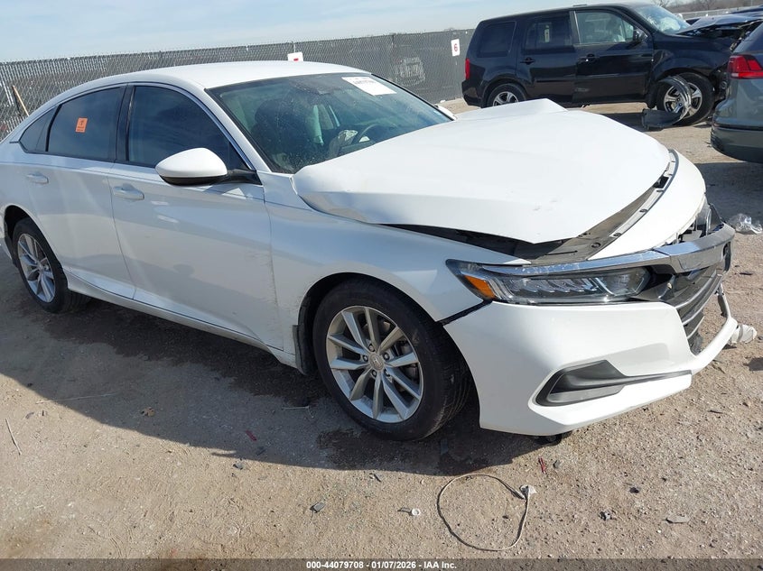 2022 Honda Accord VIN 1HGCV1F16NA021720 IAAI salvage auction — BIO HAZARD, Salvage Title, sold $2,875 on 2026-07-21 (photo 1)