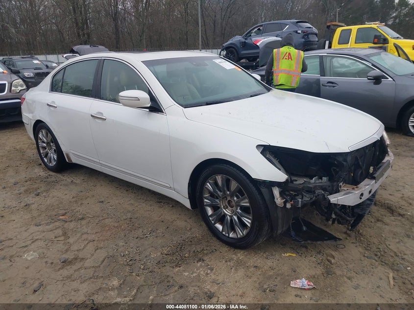 2010 Hyundai Genesis VIN KMHGC4DE5AU075298 IAAI salvage auction — FRONT END, Salvage (Georgia), sold $500 on 2026-07-08 (photo 1)