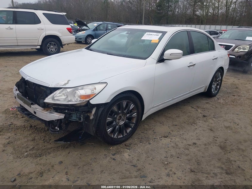 2010 Hyundai Genesis VIN KMHGC4DE5AU075298 IAAI salvage auction — FRONT END, Salvage (Georgia), sold $500 on 2026-07-08 (photo 2)