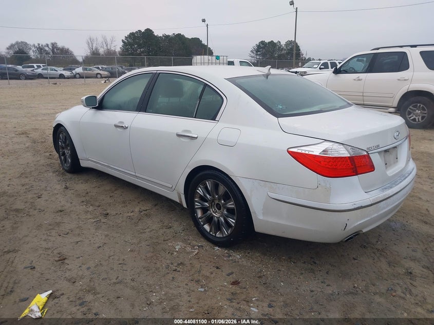 2010 Hyundai Genesis VIN KMHGC4DE5AU075298 IAAI salvage auction — FRONT END, Salvage (Georgia), sold $500 on 2026-07-08 (photo 3)