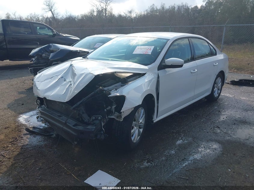 2013 Volkswagen Passat VIN 1VWAH7A30DC095157 IAAI salvage auction — FRONT END, Salvage Title, sold $200 on 2026-08-02 (photo 2)