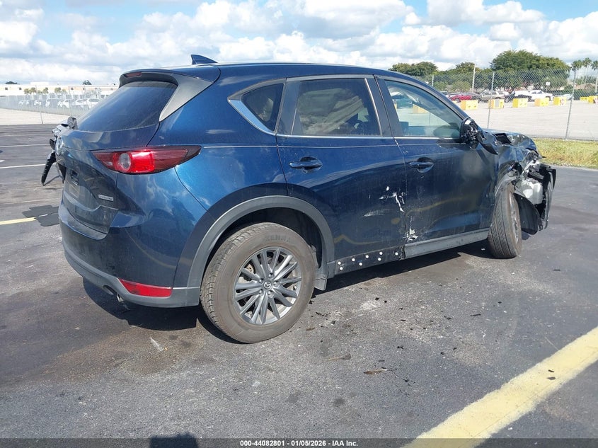 2021 Mazda Cx-5 VIN JM3KFBCM7M0466202 IAAI salvage auction — RIGHT SIDE, Certificate Of Destruction (Florida), sold $5,450 on 2026-07-09 (photo 4)