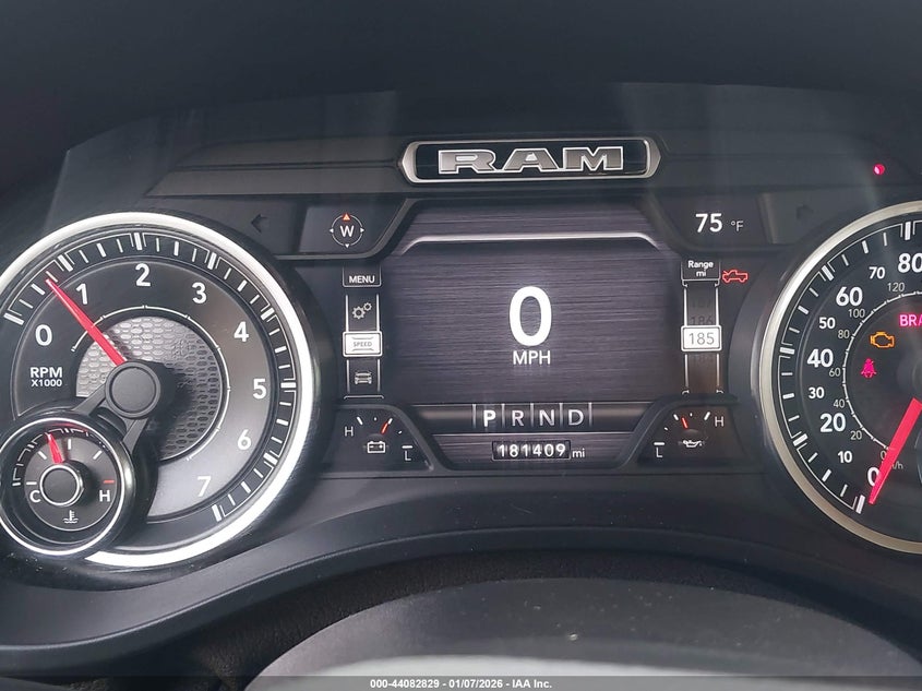 2021 Ram 1500 VIN 1C6SRFFT9MN686526 IAAI salvage auction — REAR END, Salvage Title, sold $9,900 on 2026-10-10 (photo 7)