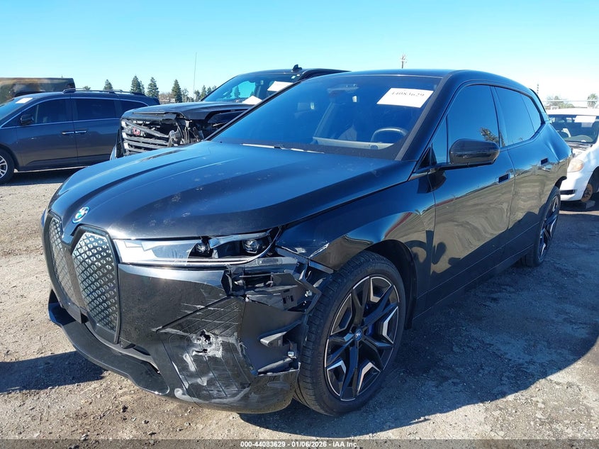 2025 BMW Ix VIN WB523CF03SCT07734 IAAI salvage auction — REAR END, Salvage (California), sold $12,600 on 2026-07-30 (photo 2)