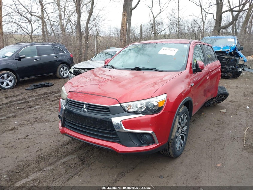 2017 Mitsubishi Outlander VIN JA4AP3AU1HZ020973 IAAI salvage auction — LEFT REAR, Salvage (Indiana), sold $1,400 on 2026-07-22 (photo 2)