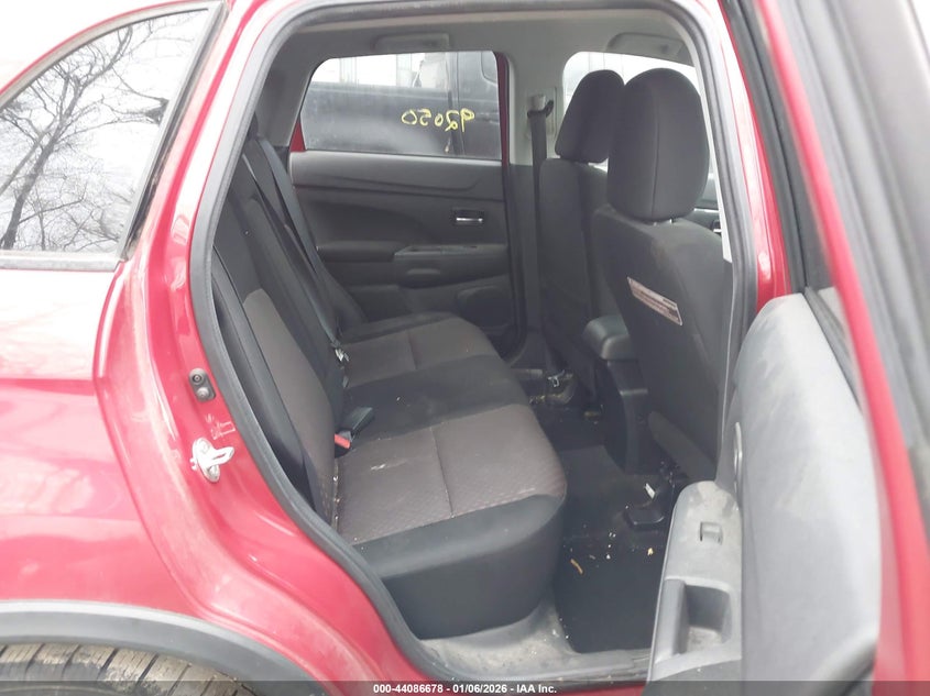 2017 Mitsubishi Outlander VIN JA4AP3AU1HZ020973 IAAI salvage auction — LEFT REAR, Salvage (Indiana), sold $1,400 on 2026-07-22 (photo 8)
