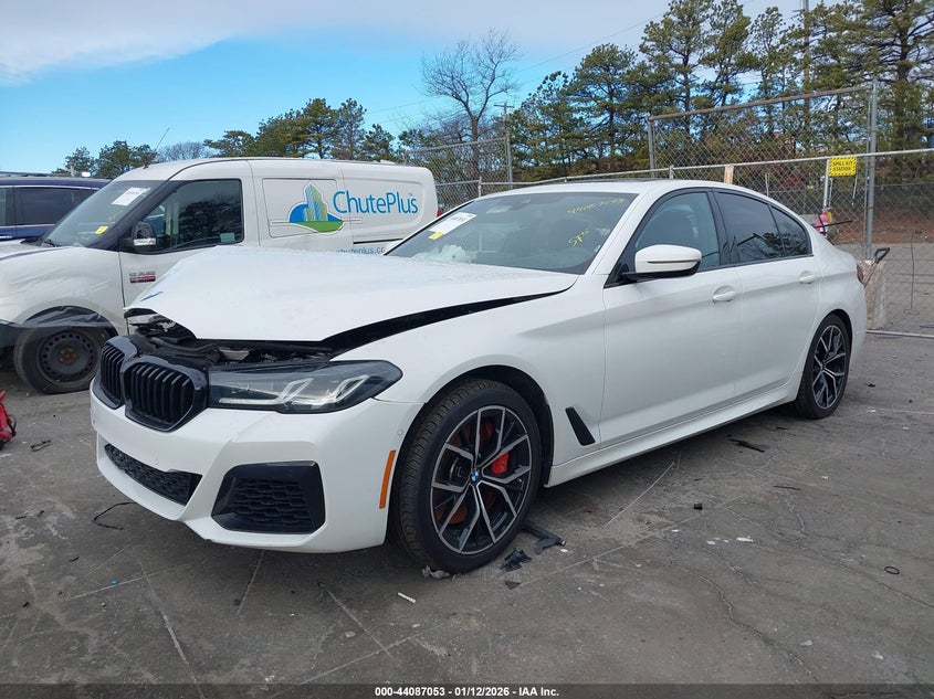 2022 BMW 5er VIN WBA73BJ09NWX72417 IAAI salvage auction — FRONT END, Salvage Title, sold $16,100 on 2026-08-18 (photo 2)