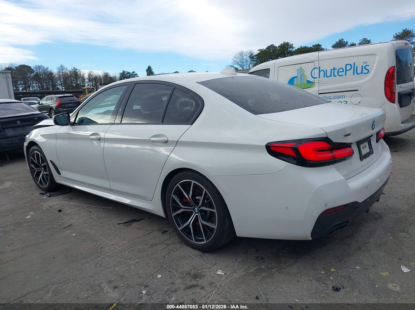 2022 BMW 5er VIN WBA73BJ09NWX72417 IAAI salvage auction — FRONT END, Salvage Title, sold $16,100 on 2026-08-18 (photo 3)