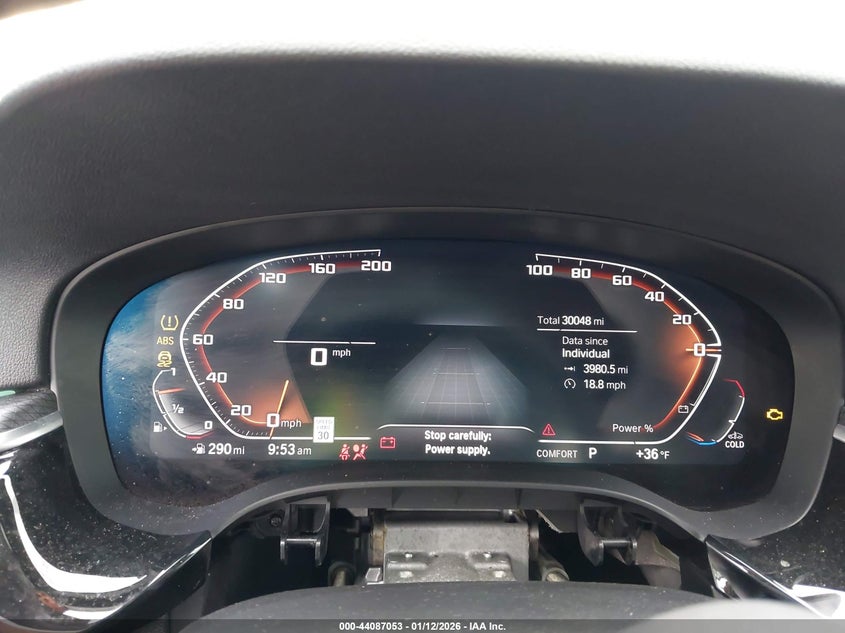 2022 BMW 5er VIN WBA73BJ09NWX72417 IAAI salvage auction — FRONT END, Salvage Title, sold $16,100 on 2026-08-18 (photo 7)