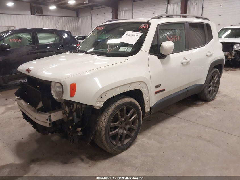 2016 Jeep Renegade VIN ZACCJABW6GPD18467 IAAI salvage auction — FRONT END, Mv-907A (New York), sold $1,075 on 2026-08-04 (photo 2)