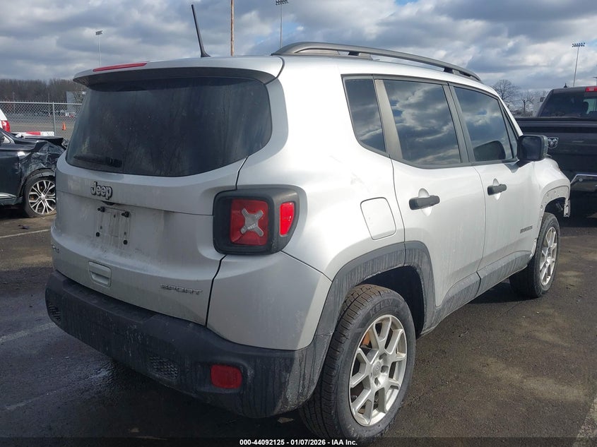 2019 Jeep Renegade VIN ZACNJBAB1KPK82075 IAAI salvage auction — FRONT END, Salvage (New Jersey), sold $600 on 2026-08-07 (photo 4)