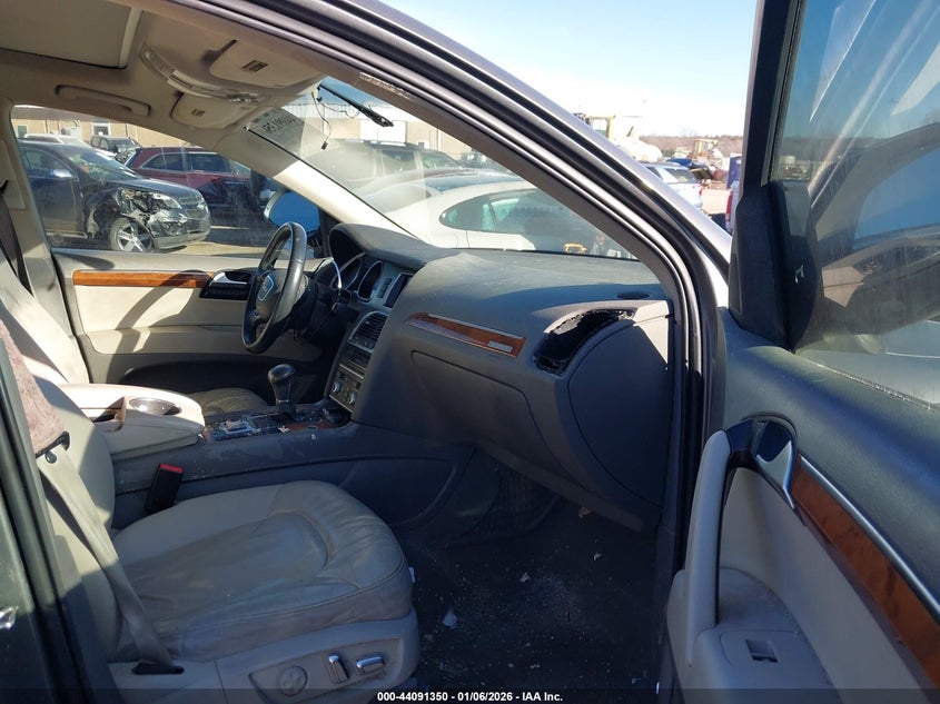 2015 Audi Q7 VIN WA1LGAFE0FD020407 IAAI salvage auction — LEFT SIDE, Clear (Oklahoma), sold $775 on 2026-07-22 (photo 5)