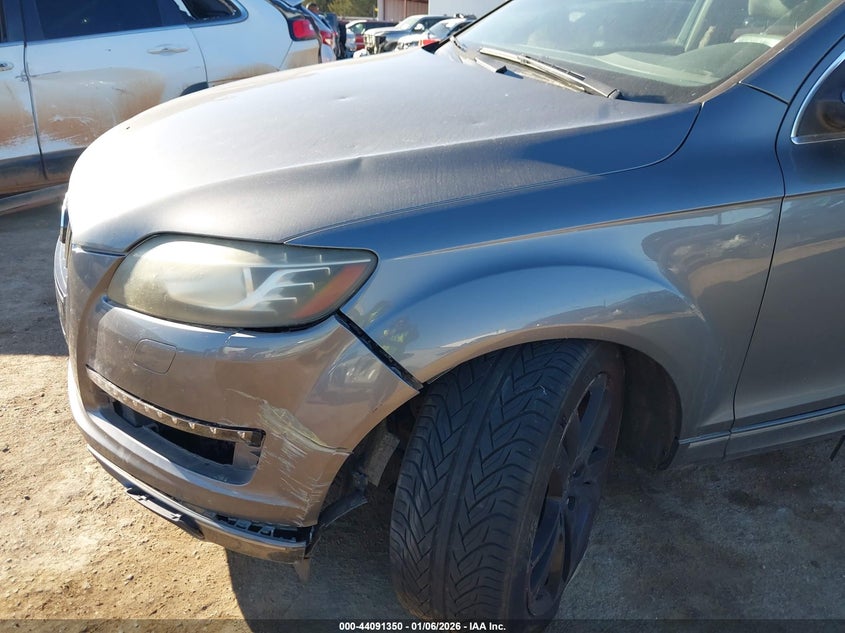 2015 Audi Q7 VIN WA1LGAFE0FD020407 IAAI salvage auction — LEFT SIDE, Clear (Oklahoma), sold $775 on 2026-07-22 (photo 6)