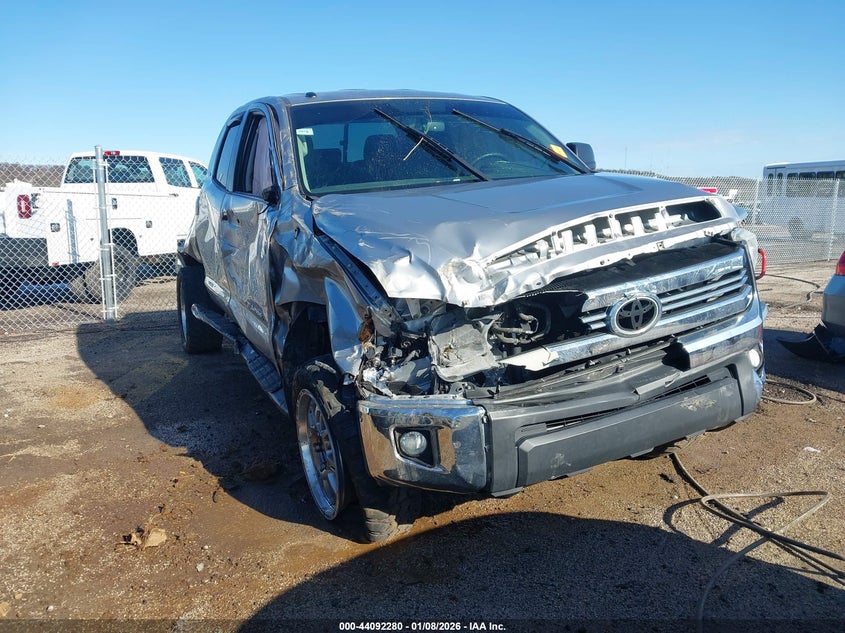 2016 Toyota Tundra VIN 5TFUW5F12GX573528 IAAI salvage auction — ROLLOVER, Clear (Arkansas), sold $3,850 on 2026-07-14 (photo 1)