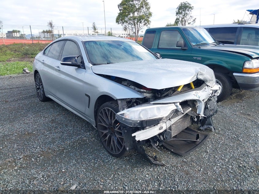 2017 BMW 4er VIN WBA4E5C5XHG188677 IAAI salvage auction — FRONT END, Salvage Title, sold $5,025 on 2026-07-13 (photo 1)