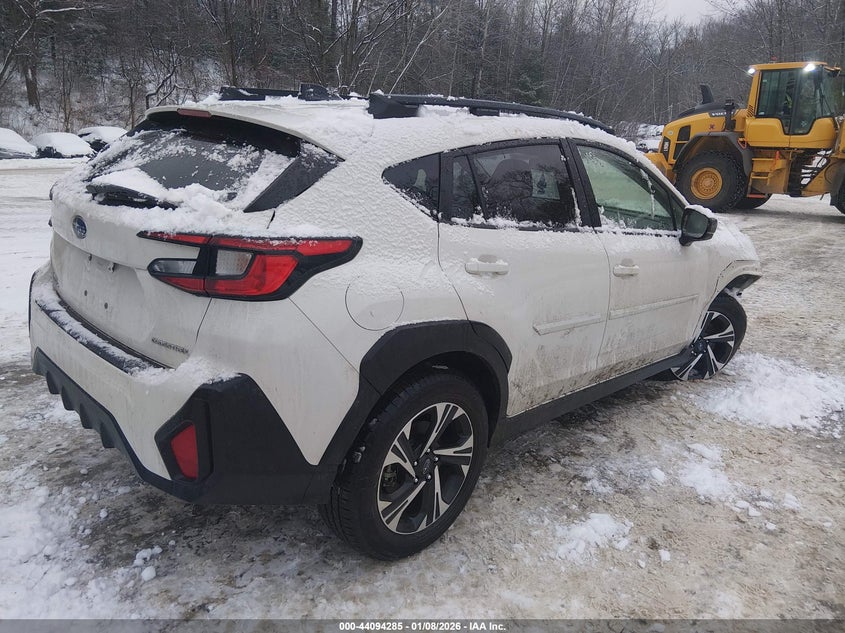 2025 Subaru Crosstrek VIN JF2GUHDC2S8238797 IAAI salvage auction — RIGHT FRONT, Salvage (Vermont), sold $5,250 on 2026-07-16 (photo 4)
