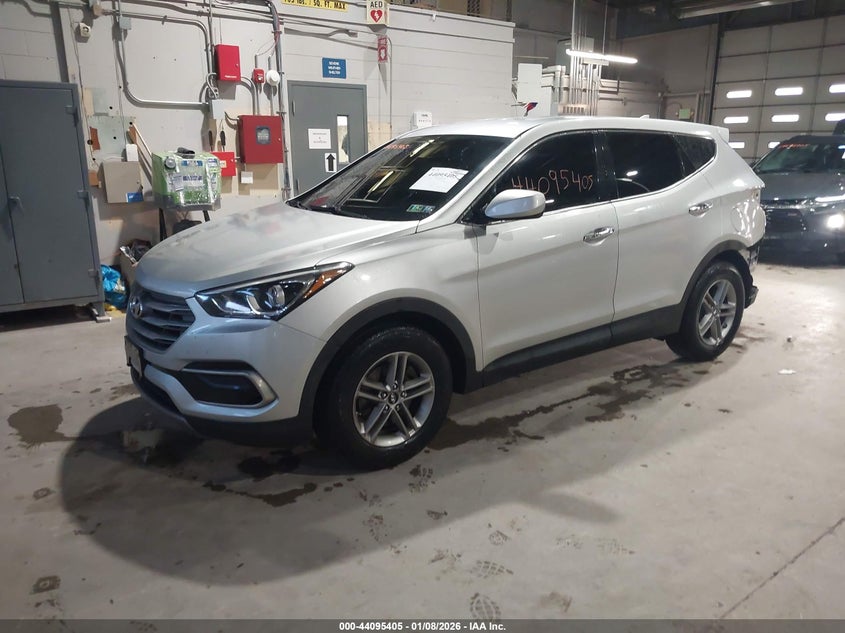 2017 Hyundai Santa fe VIN 5XYZT3LB4HG456182 IAAI salvage auction — REAR END, Salvage (Pennsylvania), sold $1,900 on 2026-07-31 (photo 2)