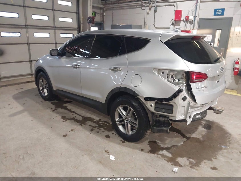2017 Hyundai Santa fe VIN 5XYZT3LB4HG456182 IAAI salvage auction — REAR END, Salvage (Pennsylvania), sold $1,900 on 2026-07-31 (photo 3)