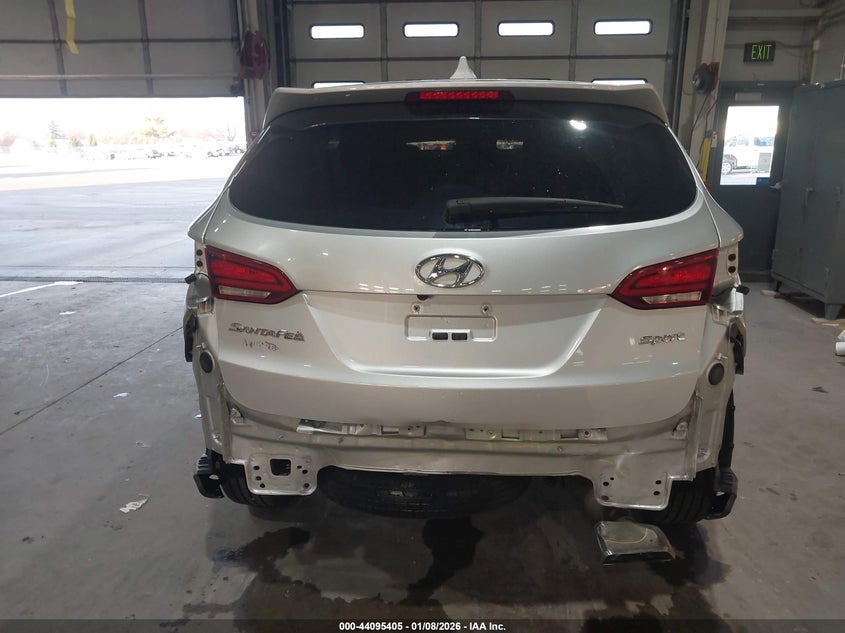 2017 Hyundai Santa fe VIN 5XYZT3LB4HG456182 IAAI salvage auction — REAR END, Salvage (Pennsylvania), sold $1,900 on 2026-07-31 (photo 6)