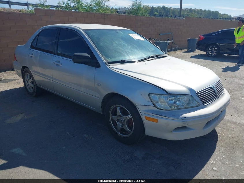 2002 Mitsubishi Lancer VIN JA3AJ36E22U045747 IAAI salvage auction — RIGHT FRONT, Salvage (California), sold $175 on 2026-07-29 (photo 1)