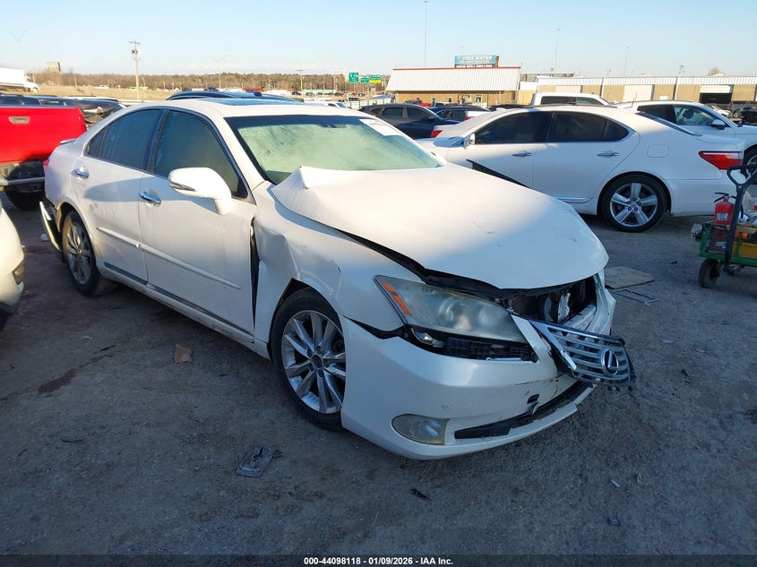 2011 Lexus ES VIN JTHBK1EG0B2457041 IAAI salvage auction — FRONT END, Junk (Oklahoma), sold $900 on 2026-07-22 (photo 1)