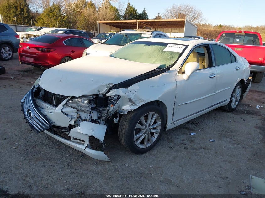 2011 Lexus ES VIN JTHBK1EG0B2457041 IAAI salvage auction — FRONT END, Junk (Oklahoma), sold $900 on 2026-07-22 (photo 2)