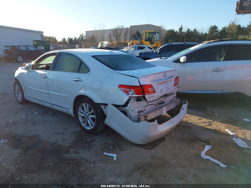 2011 Lexus ES VIN JTHBK1EG0B2457041 IAAI salvage auction — FRONT END, Junk (Oklahoma), sold $900 on 2026-07-22 (photo 3)