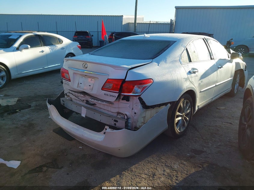 2011 Lexus ES VIN JTHBK1EG0B2457041 IAAI salvage auction — FRONT END, Junk (Oklahoma), sold $900 on 2026-07-22 (photo 4)