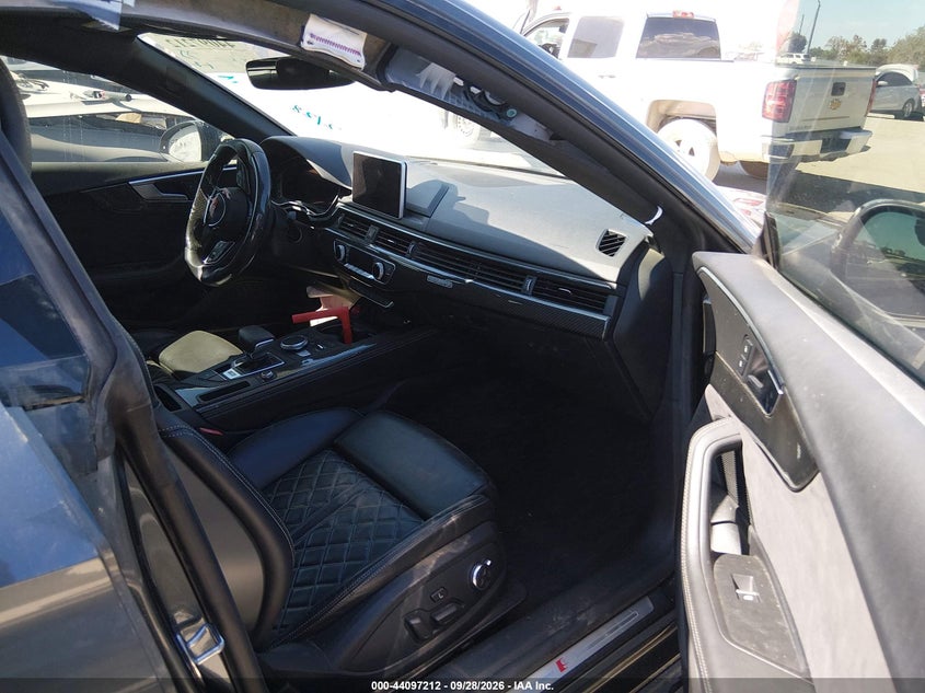2018 Audi S5 VIN WAUB4CF51JA110064 IAAI salvage auction — FRONT END, Salvage (California), sold $8,350 on 2026-09-30 (photo 5)
