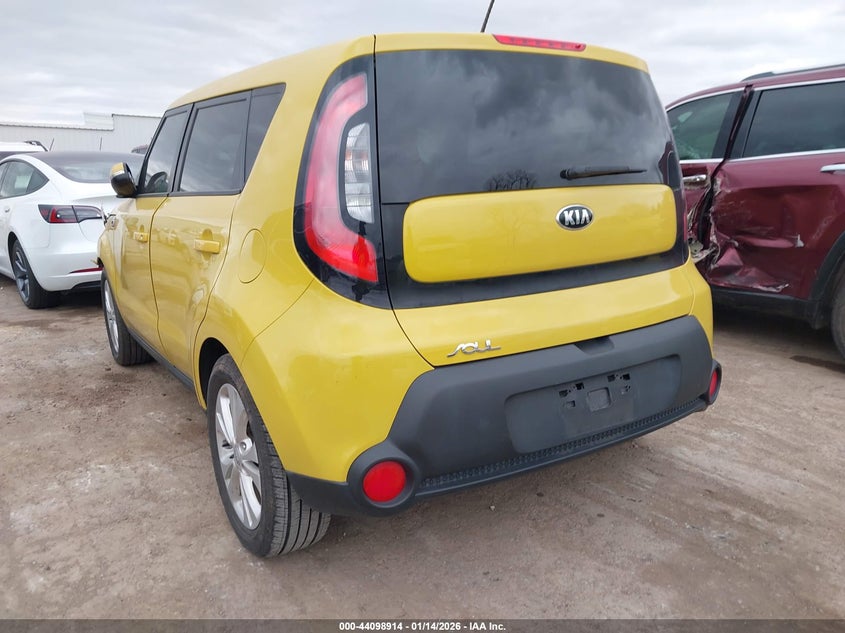 2014 Kia Soul VIN KNDJP3A50E7071726 IAAI salvage auction — FRONT END, Clear (Oklahoma), sold $650 on 2026-07-15 (photo 3)