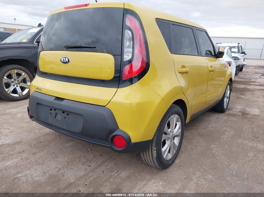 2014 Kia Soul VIN KNDJP3A50E7071726 IAAI salvage auction — FRONT END, Clear (Oklahoma), sold $650 on 2026-07-15 (photo 4)