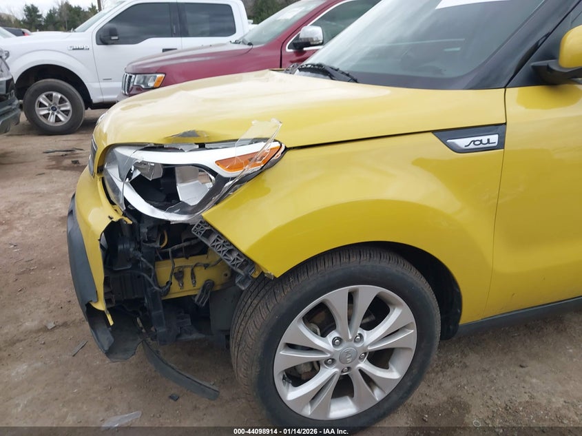 2014 Kia Soul VIN KNDJP3A50E7071726 IAAI salvage auction — FRONT END, Clear (Oklahoma), sold $650 on 2026-07-15 (photo 6)