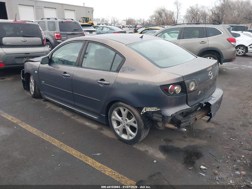 2008 Mazda 3 VIN JM1BK324X81128272 IAAI salvage auction — LEFT FRONT, Salvage (Utah), sold $350 on 2026-07-16 (photo 3)