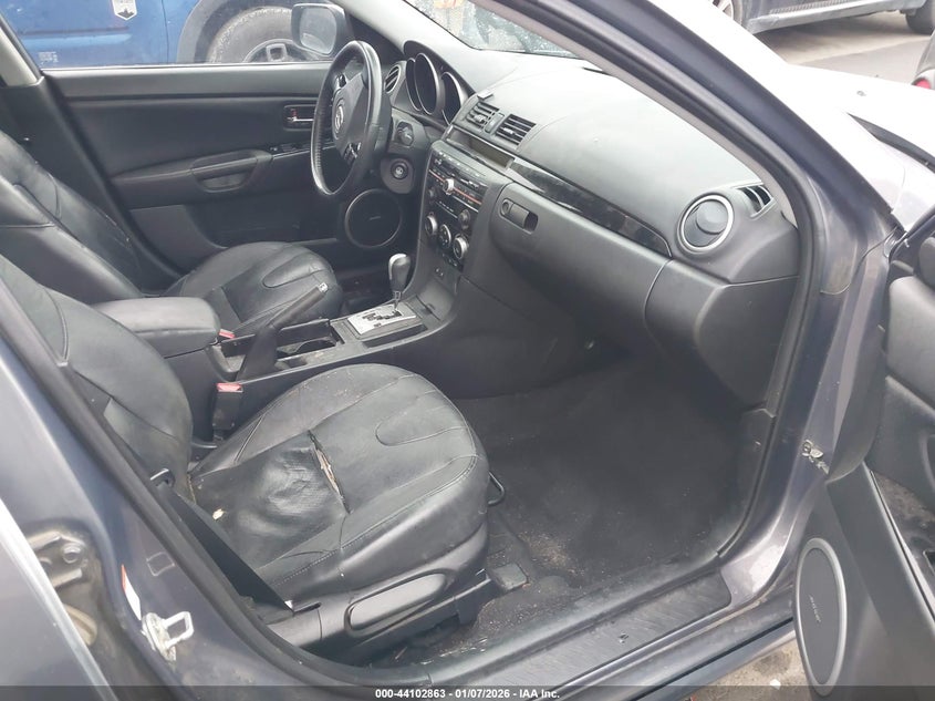 2008 Mazda 3 VIN JM1BK324X81128272 IAAI salvage auction — LEFT FRONT, Salvage (Utah), sold $350 on 2026-07-16 (photo 5)
