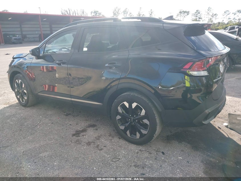 2024 Kia Sportage VIN 5XYK6CDF9RG155497 IAAI salvage auction — REAR END, Salvage Title, sold $9,250 on 2026-07-13 (photo 3)