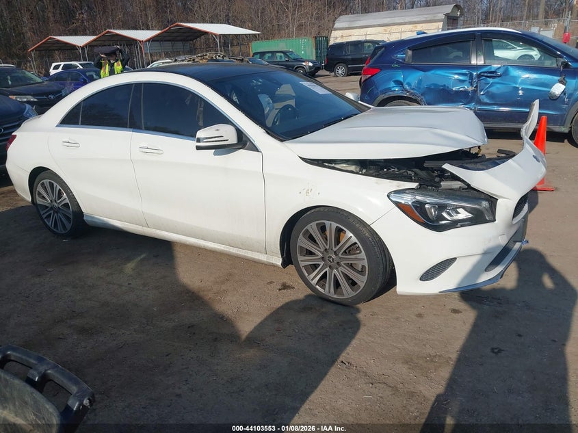 2018 Mercedes-benz Cla-klasse VIN WDDSJ4GB7JN521358 IAAI salvage auction — FRONT END, Salvage - 75% Or Less (Maryland), sold $2,350 on 2026-07-21 (photo 1)