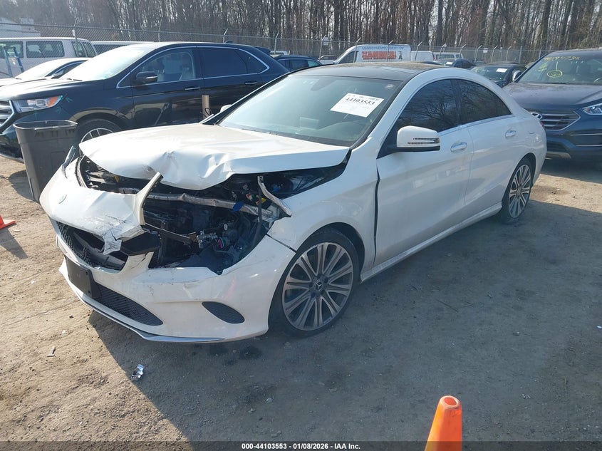 2018 Mercedes-benz Cla-klasse VIN WDDSJ4GB7JN521358 IAAI salvage auction — FRONT END, Salvage - 75% Or Less (Maryland), sold $2,350 on 2026-07-21 (photo 2)