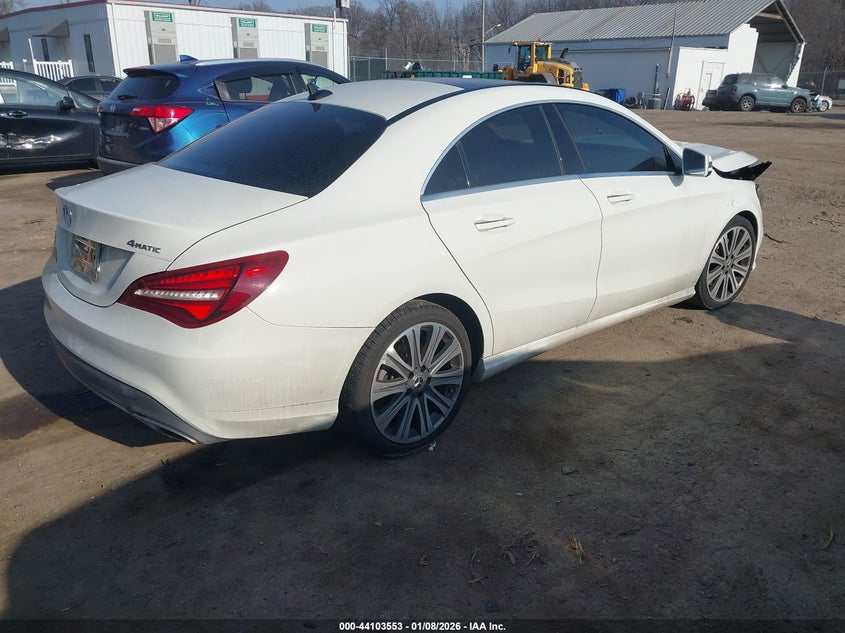 2018 Mercedes-benz Cla-klasse VIN WDDSJ4GB7JN521358 IAAI salvage auction — FRONT END, Salvage - 75% Or Less (Maryland), sold $2,350 on 2026-07-21 (photo 4)