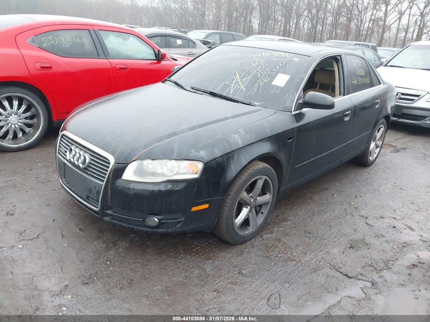 2007 Audi A4 VIN WAUDH78E17A195837 IAAI salvage auction — UNKNOWN, Bill Of Sale (New York), sold $425 on 2026-07-07 (photo 2)
