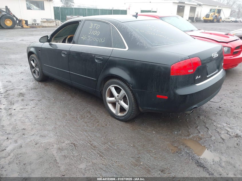 2007 Audi A4 VIN WAUDH78E17A195837 IAAI salvage auction — UNKNOWN, Bill Of Sale (New York), sold $425 on 2026-07-07 (photo 3)
