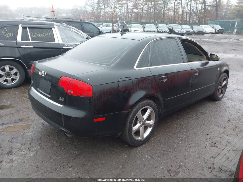 2007 Audi A4 VIN WAUDH78E17A195837 IAAI salvage auction — UNKNOWN, Bill Of Sale (New York), sold $425 on 2026-07-07 (photo 4)