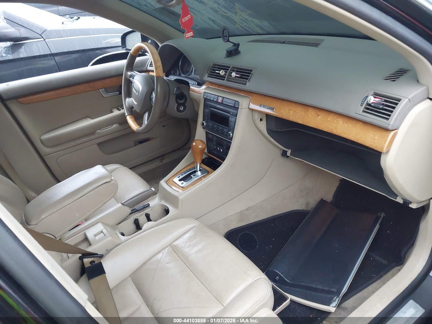 2007 Audi A4 VIN WAUDH78E17A195837 IAAI salvage auction — UNKNOWN, Bill Of Sale (New York), sold $425 on 2026-07-07 (photo 5)