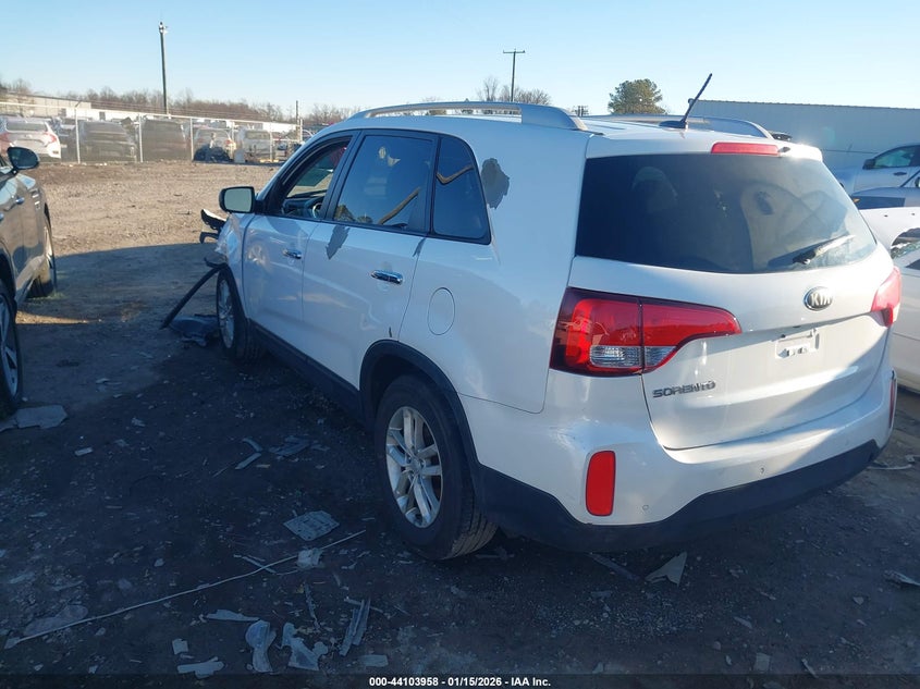 2014 Kia Sorento VIN 5XYKT4A68EG468005 IAAI salvage auction — SIDE, Clear (Virginia), sold $375 on 2026-07-24 (photo 3)