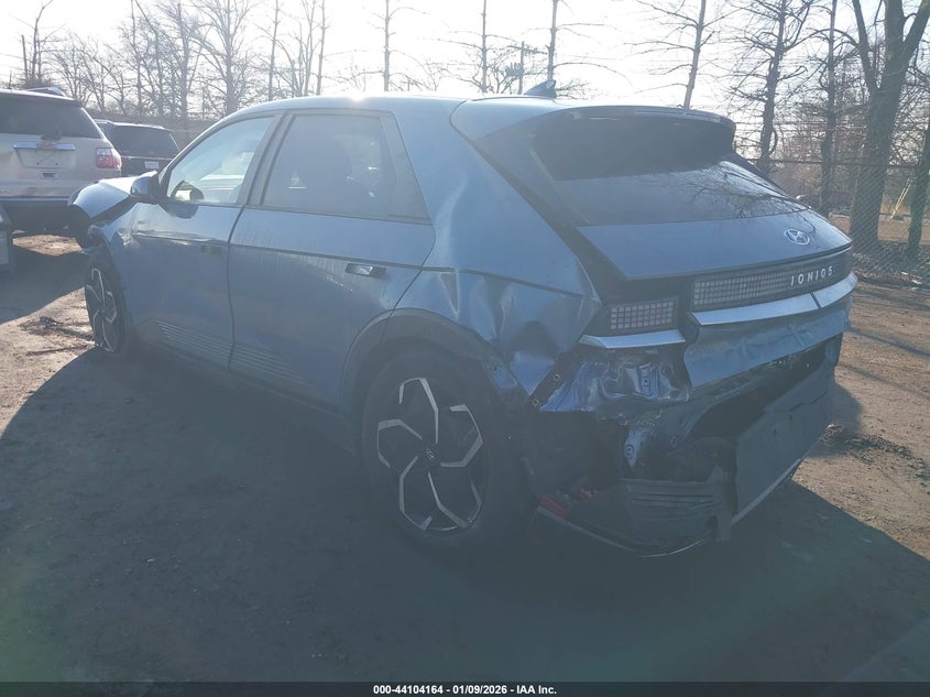 2022 Hyundai Ioniq 5 VIN KM8KNDAF2NU103744 IAAI salvage auction — FRONT & REAR, Salvage (New Jersey), sold $3,825 on 2026-07-06 (photo 3)