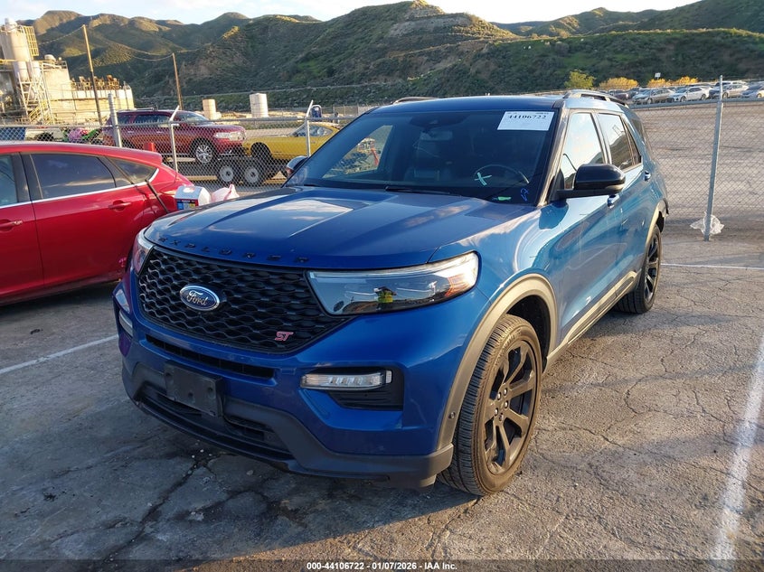 2020 Ford Explorer VIN 1FM5K8GC5LGB12282 IAAI salvage auction — REAR END, Salvage (California), sold $12,125 on 2026-07-29 (photo 2)